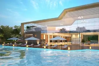 Clubhouse with Swimming Pool at Wadhwa Magnolia